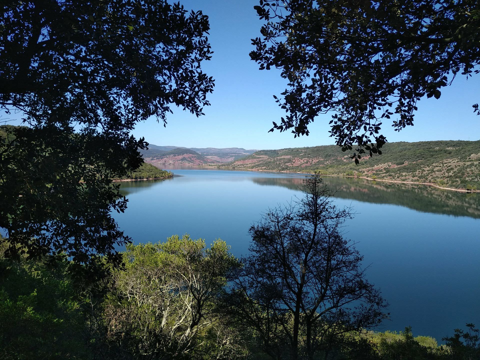 Parcours VTT autour du lac du Salagou dans l H rault