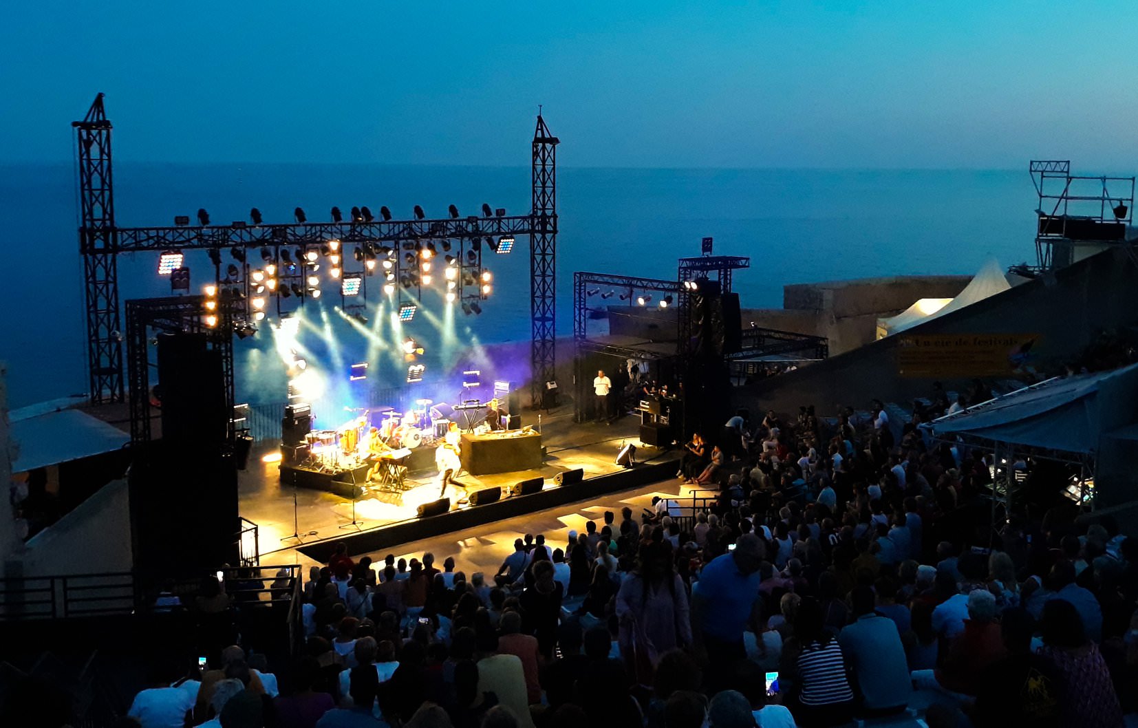 Concert au Théâtre de la mer à Sète