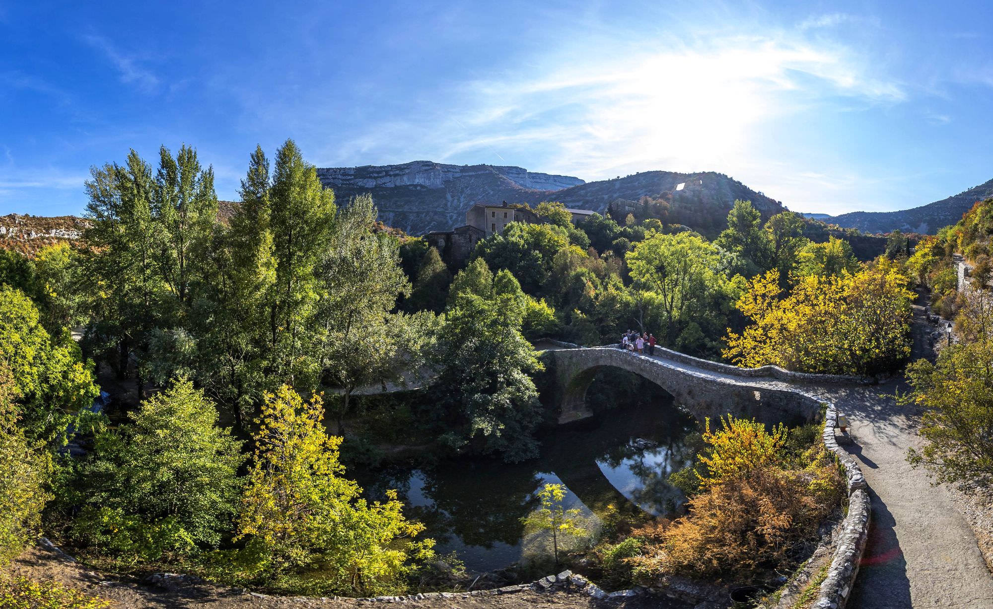 Le pont sur la Vis, dans le Cirque de Navacelles