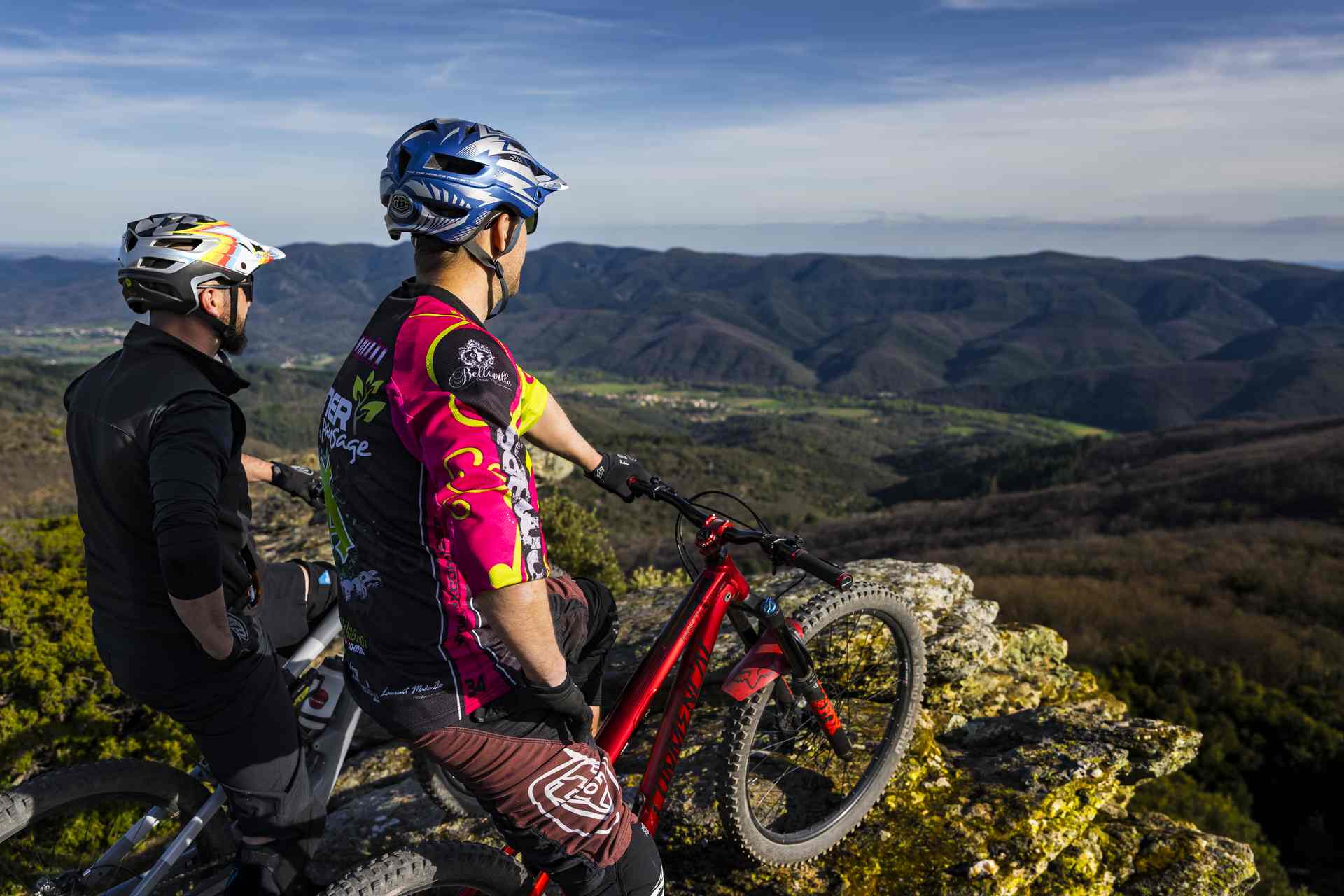 Enduro sur les hauteur de Lamalou les Bains