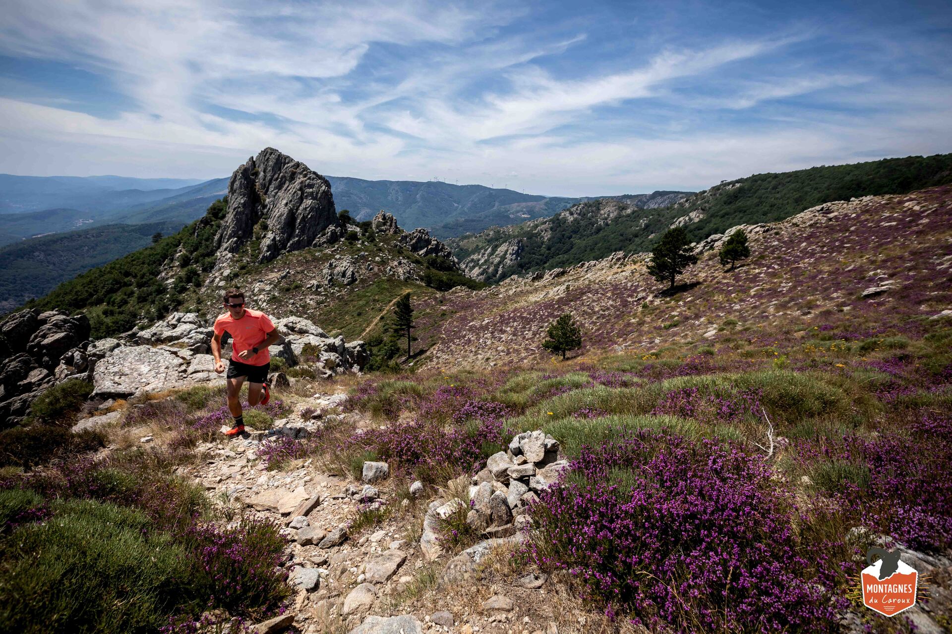 Traileur dans les montagnes du Caroux