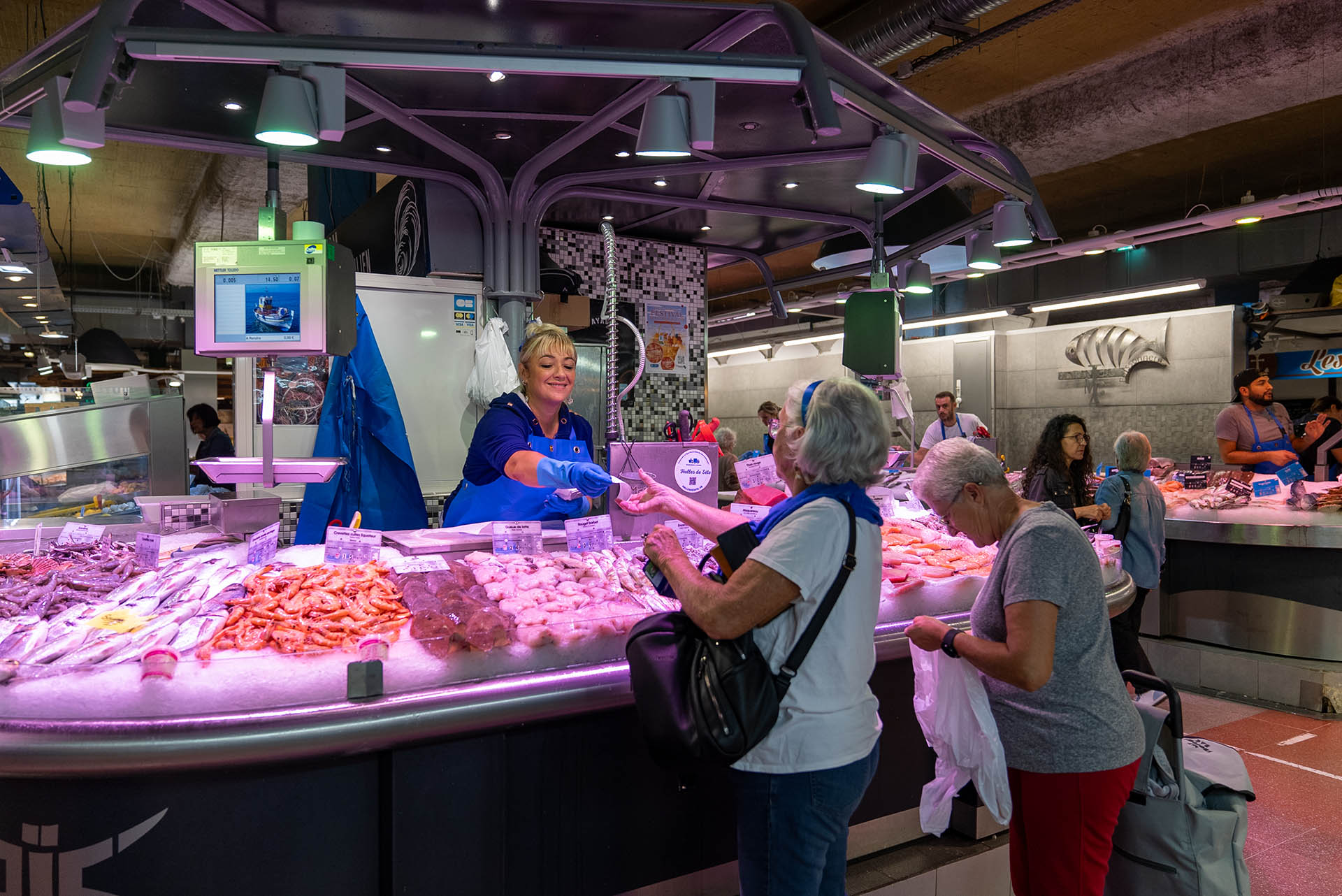 Poissonnerie aux Halles de Sète