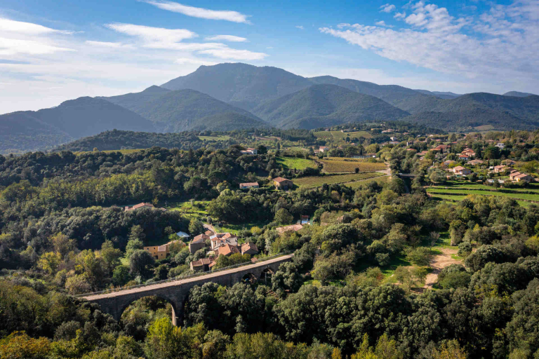 Vue aérienne de la véloccitanie